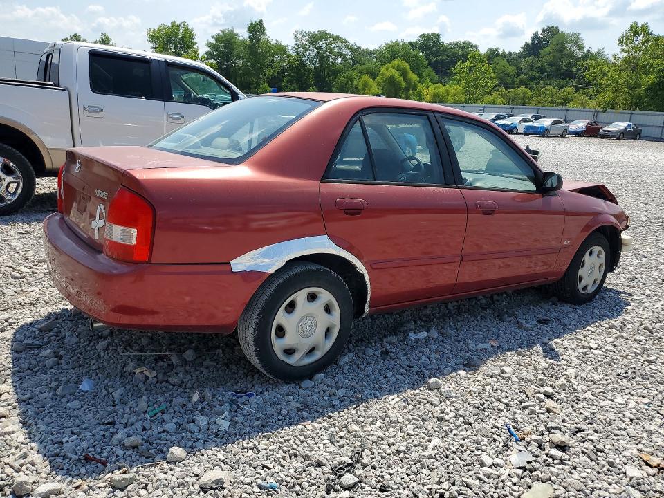 60831136 :رقم المزاد ، JM1BJ222X10434766 vin ، 2001 Mazda Protege مزاد بيع
