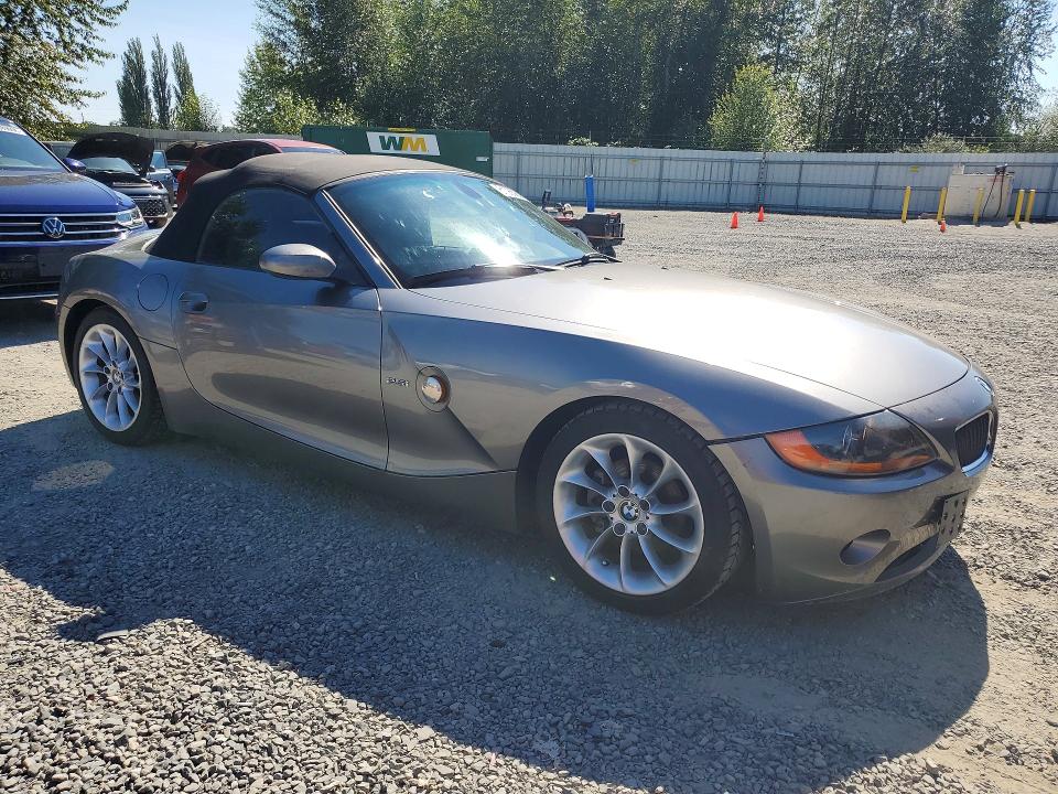 2004 Bmw Z4 მანქანა იყიდება აუქციონზე, vin: 4USBT33474LS48700, აუქციონის ნომერი: 61065826