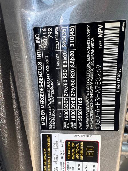 Aukcja sprzedaży 2017 Mercedes-benz Gls, vin: 4JGDF6EE3HA753269, numer aukcji: 62212576