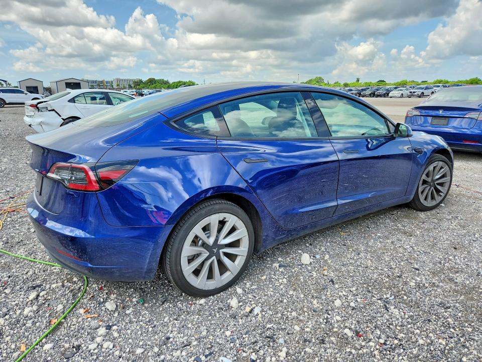 Aukcja sprzedaży 2022 Tesla Model 3, vin: 5YJ3E1EA4NF369281, numer aukcji: 63142946