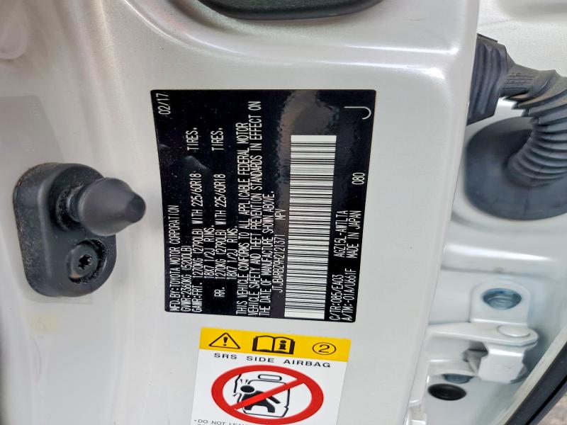 Aukcja sprzedaży 2017 Lexus Nx 200t, vin: JTJBARBZ9H2121371, numer aukcji: 59878656