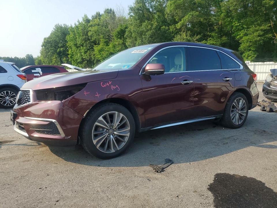 62610846 :رقم المزاد ، 5FRYD4H57HB003410 vin ، 2017 Acura Mdx مزاد بيع