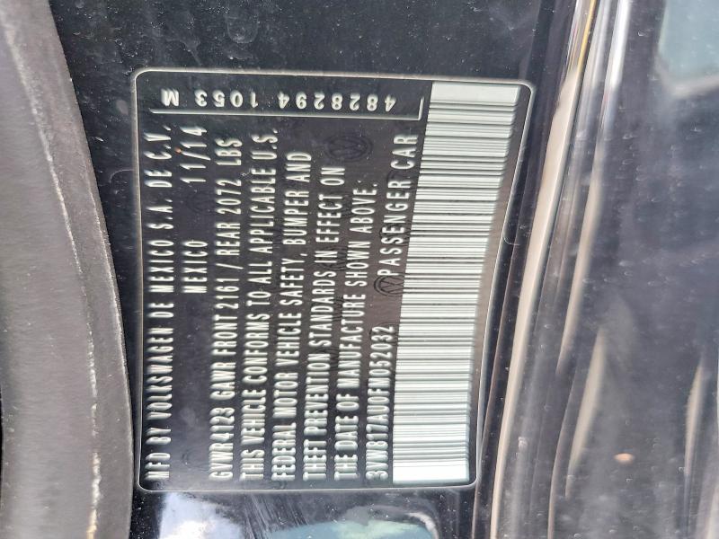 60618356 :رقم المزاد ، 3VW817AU0FM052032 vin ، 2015 Volkswagen Golf مزاد بيع