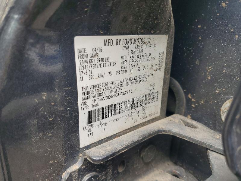 Aukcja sprzedaży 2016 Ford F350, vin: 1FT8W3D61GEC67713, numer aukcji: 60865736