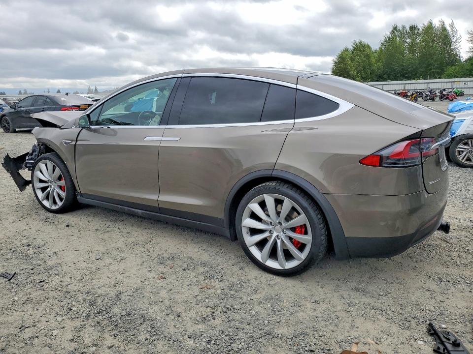2016 Tesla Model X მანქანა იყიდება აუქციონზე, vin: 5YJXCBE45GF005753, აუქციონის ნომერი: 59631796