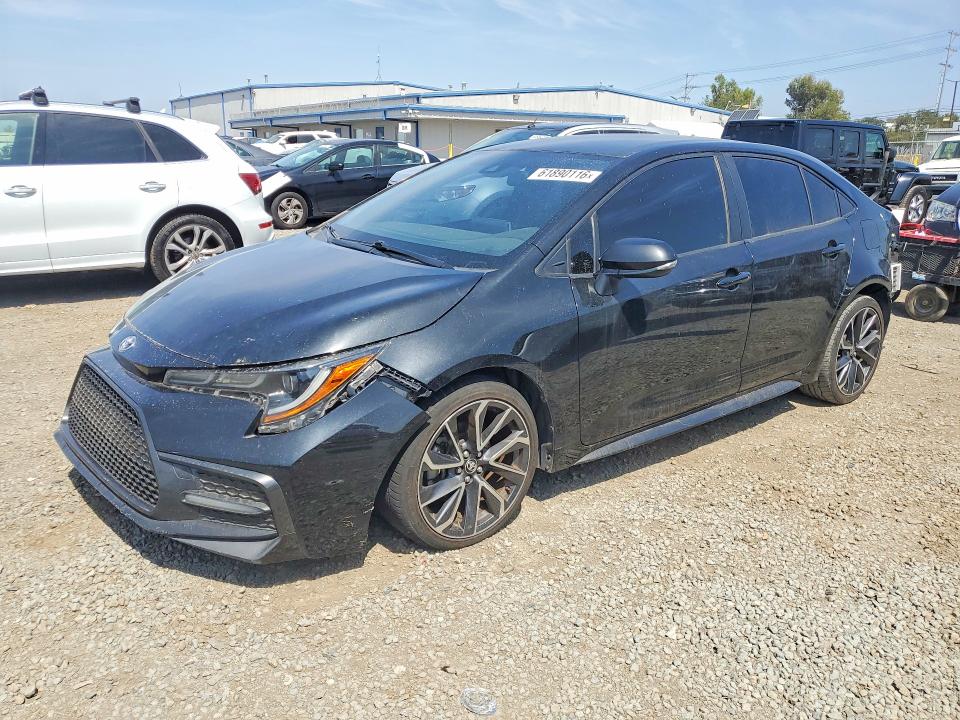 61890116 :رقم المزاد ، JTDS4RCE1LJ019177 vin ، 2020 Toyota Corolla مزاد بيع