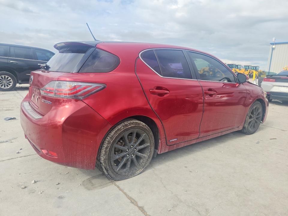 2012 Lexus Ct მანქანა იყიდება აუქციონზე, vin: JTHKD5BHXC2100384, აუქციონის ნომერი: 60868746
