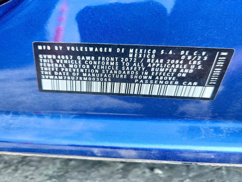 Aukcja sprzedaży 2024 Volkswagen Jetta, vin: 3VWAM7BU7RM003065, numer aukcji: 61348606