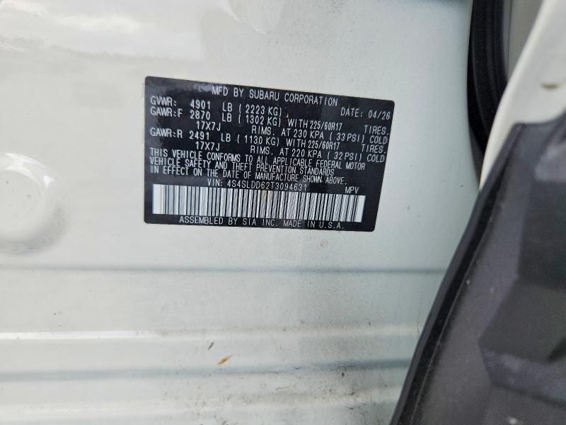 Aukcja sprzedaży 2026 Subaru Forester, vin: 4S4SLDD62T3094631, numer aukcji: 60951026