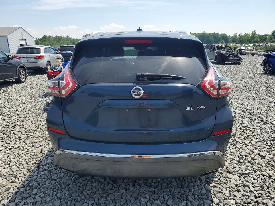 61053326 :رقم المزاد ، 5N1AZ2MH4FN237541 vin ، 2015 Nissan Murano مزاد بيع