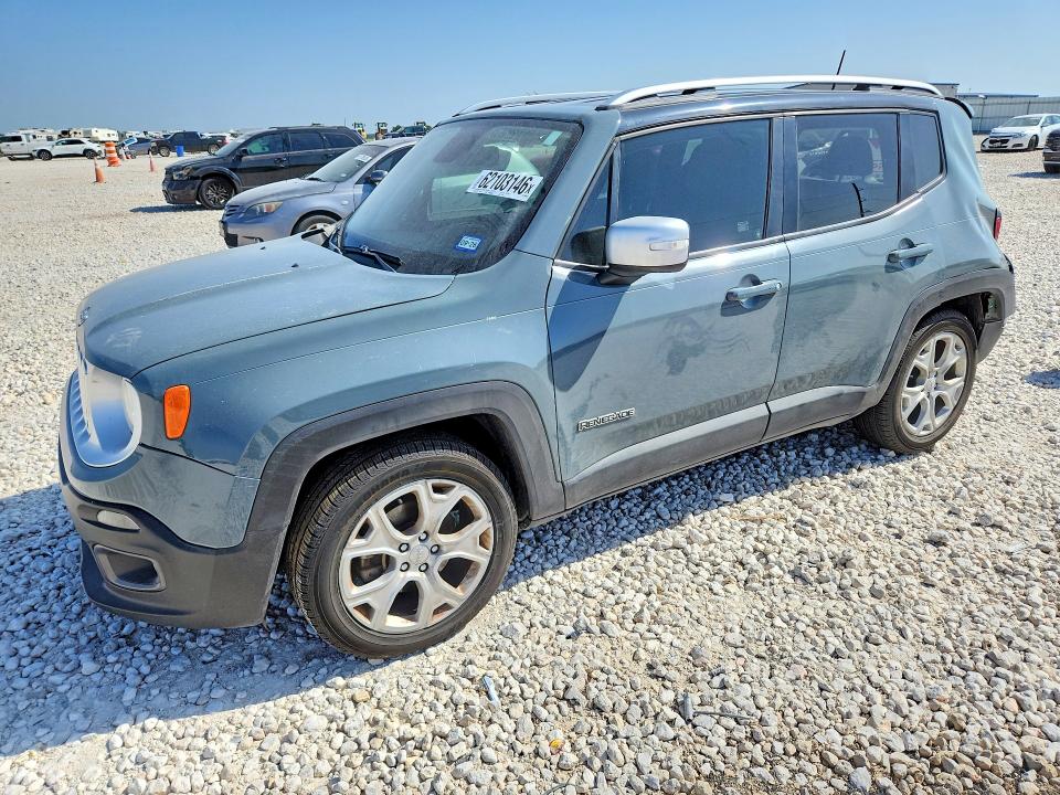Продажа на аукционе авто 2018 Jeep Renegade, vin: ZACCJADB2JPJ11184, номер лота: 62103146