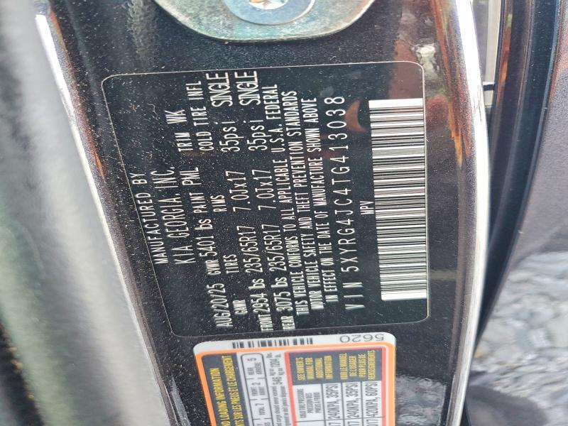 60874306 :رقم المزاد ، 5XYRG4JC4TG413038 vin ، 2026 Kia Sorento مزاد بيع