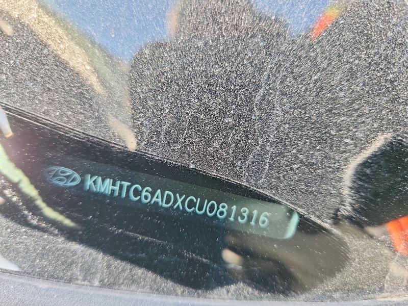 60991556 :رقم المزاد ، KMHTC6ADXCU081316 vin ، 2012 Hyundai Veloster مزاد بيع