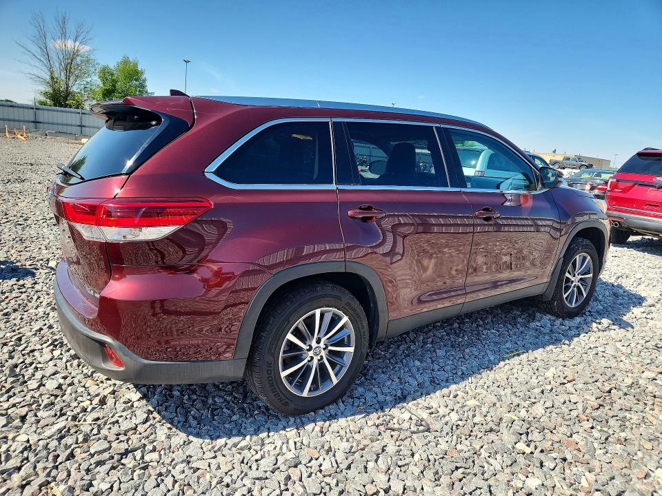 Aukcja sprzedaży 2019 Toyota Highlander, vin: 5TDJZRFH4KS970378, numer aukcji: 60218776