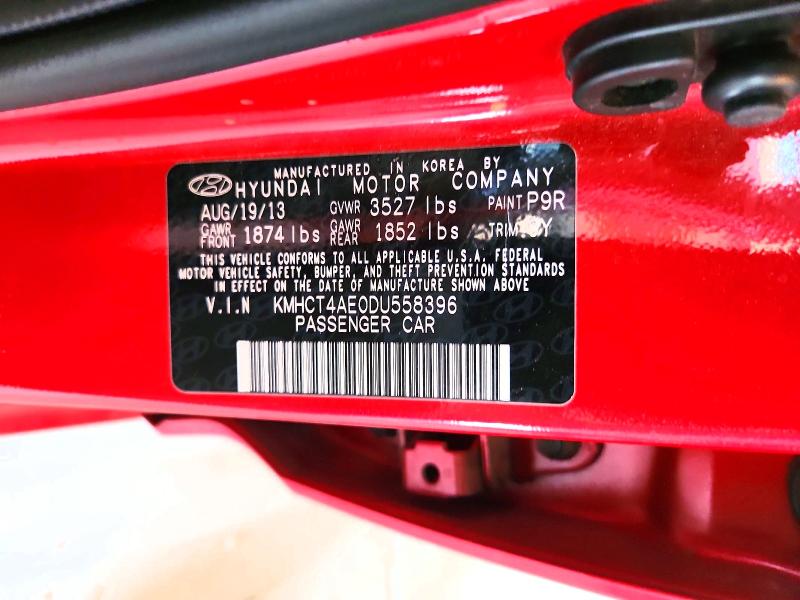 Aukcja sprzedaży 2013 Hyundai Accent, vin: KMHCT4AE0DU558396, numer aukcji: 59728166