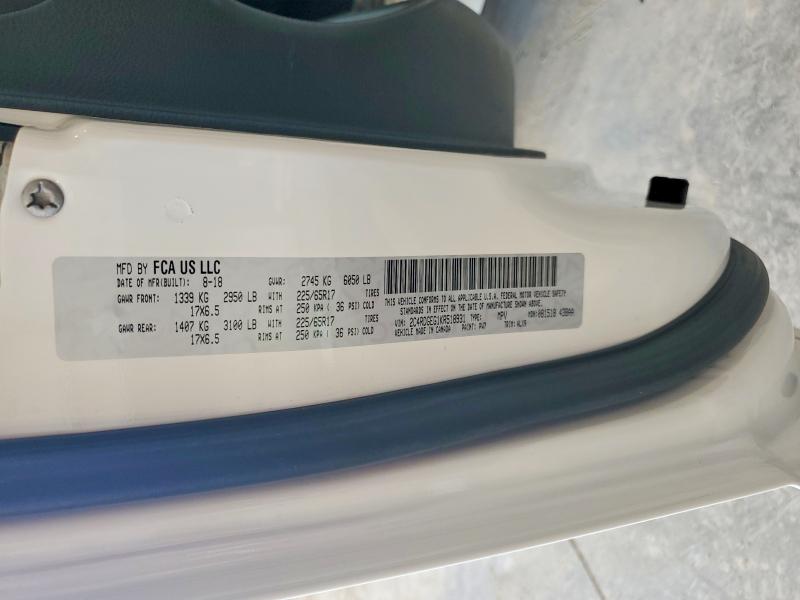 62647626 :رقم المزاد ، 2C4RDGEG1KR518931 vin ، 2019 Dodge Grand Caravan مزاد بيع