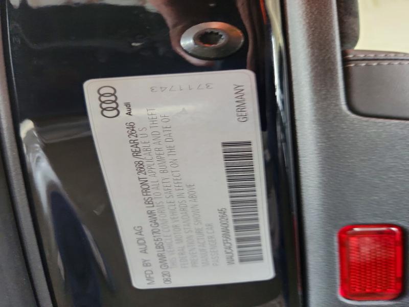 Продаж на аукціоні авто 2021 Audi S5, vin: WAUC4CF56MA002645, номер лоту: 61060316