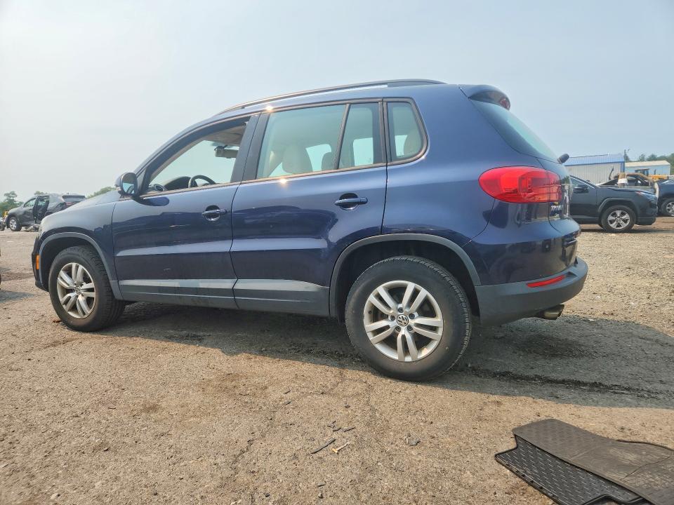 61223856 :رقم المزاد ، WVGBV7AXXGW593335 vin ، 2016 Volkswagen Tiguan مزاد بيع