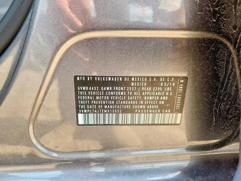 Aukcja sprzedaży 2014 Volkswagen Jetta, vin: 3VWPL7AJ7EM613532, numer aukcji: 60790916
