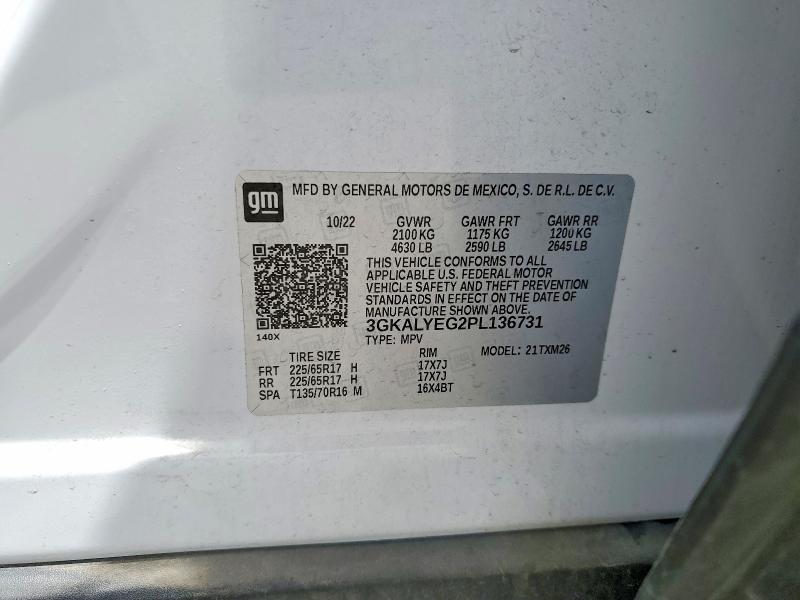 61593536 :رقم المزاد ، 3GKALYEG2PL136731 vin ، 2023 Gmc Terrain مزاد بيع