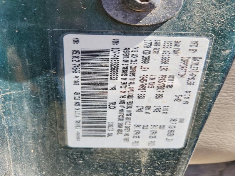 63405146 :رقم المزاد ، 1D7HA18Z92S689333 vin ، 2002 Dodge Ram 1500 مزاد بيع