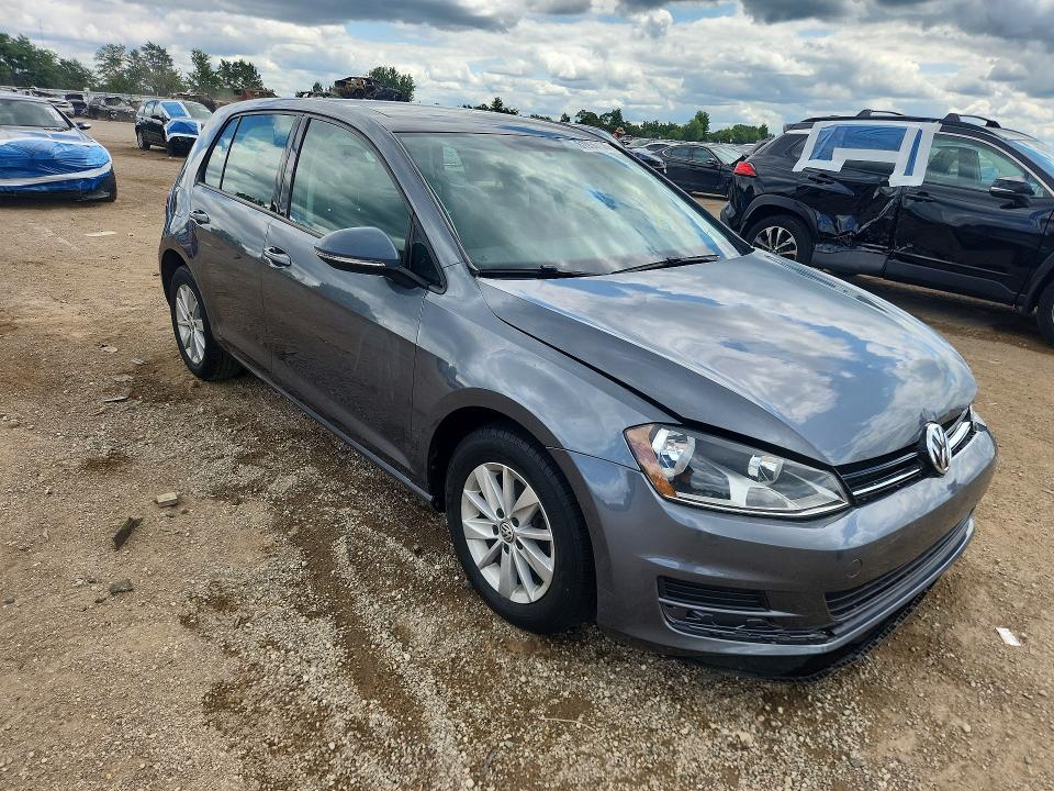 2016 Volkswagen Golf მანქანა იყიდება აუქციონზე, vin: 3VW217AU4GM029764, აუქციონის ნომერი: 61956136