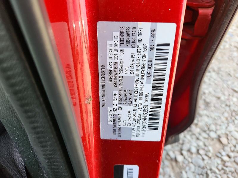 59362086 :رقم المزاد ، JM3KFBCM4K0658139 vin ، 2019 Mazda Cx-5 مزاد بيع