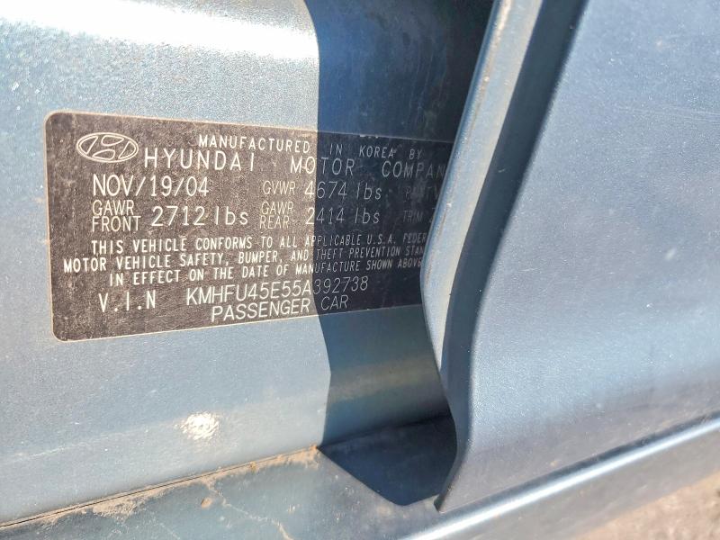 Продаж на аукціоні авто 2005 Hyundai Xg, vin: KMHFU45E55A392738, номер лоту: 59787656