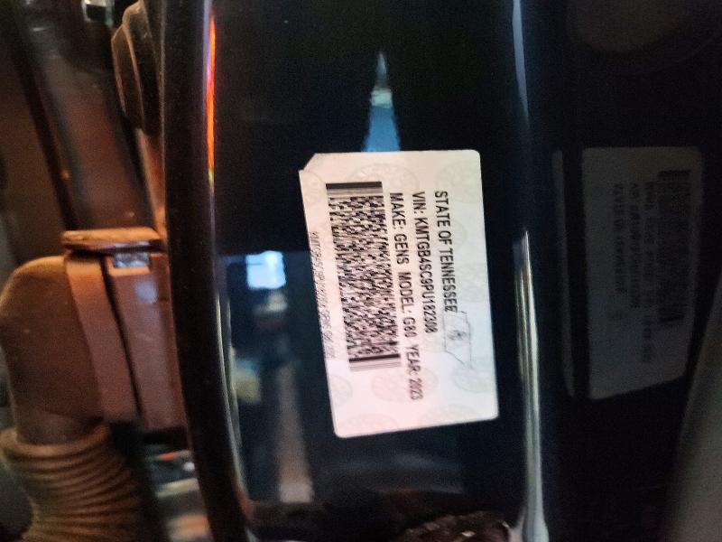 60625936 :رقم المزاد ، KMTGB4SC9PU182308 vin ، 2023 Genesis G80 مزاد بيع