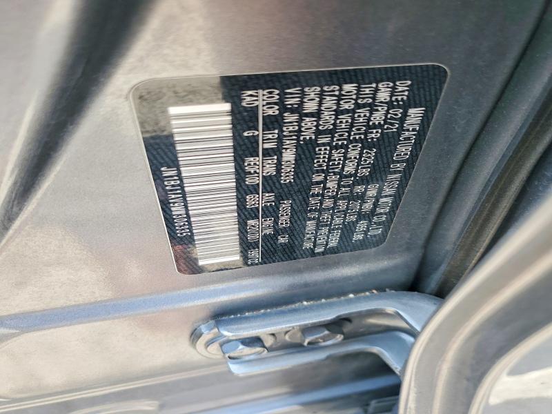 59181376 :رقم المزاد ، JN1BJ1AV9MW306335 vin ، 2021 Nissan Rogue Sport مزاد بيع