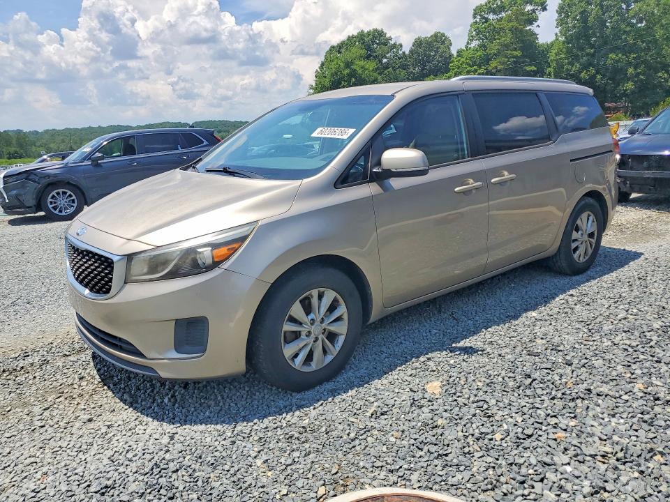 2015 Kia Sedona მანქანა იყიდება აუქციონზე, vin: KNDMB5C11F6021278, აუქციონის ნომერი: 60206286