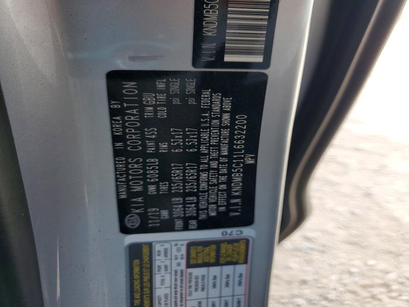 Aukcja sprzedaży 2020 Kia Sedona, vin: KNDMB5C11L6632200, numer aukcji: 62321296