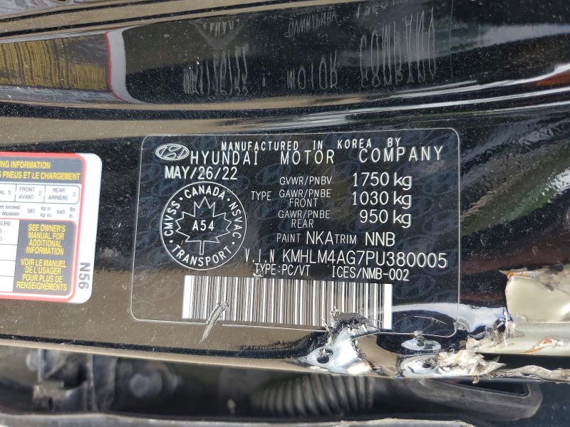 Продажа на аукционе авто 2023 Hyundai Elantra, vin: KMHLM4AG7PU380005, номер лота: 60134426