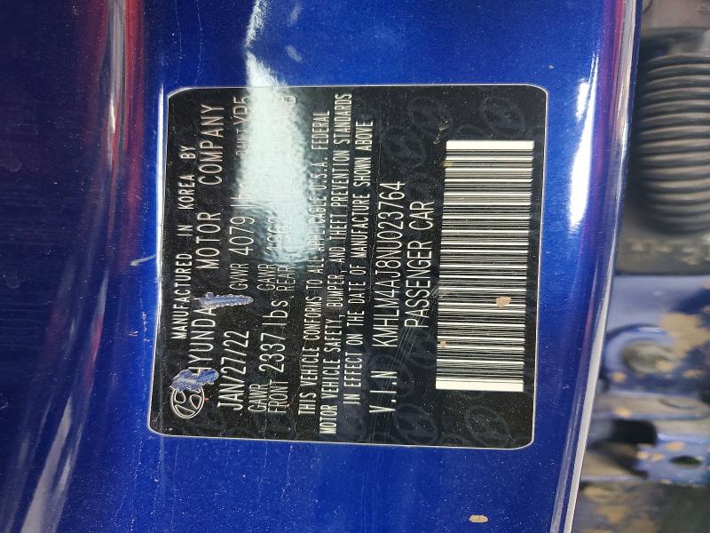 Aukcja sprzedaży 2022 Hyundai Elantra, vin: KMHLM4AJ8NU023764, numer aukcji: 59064996