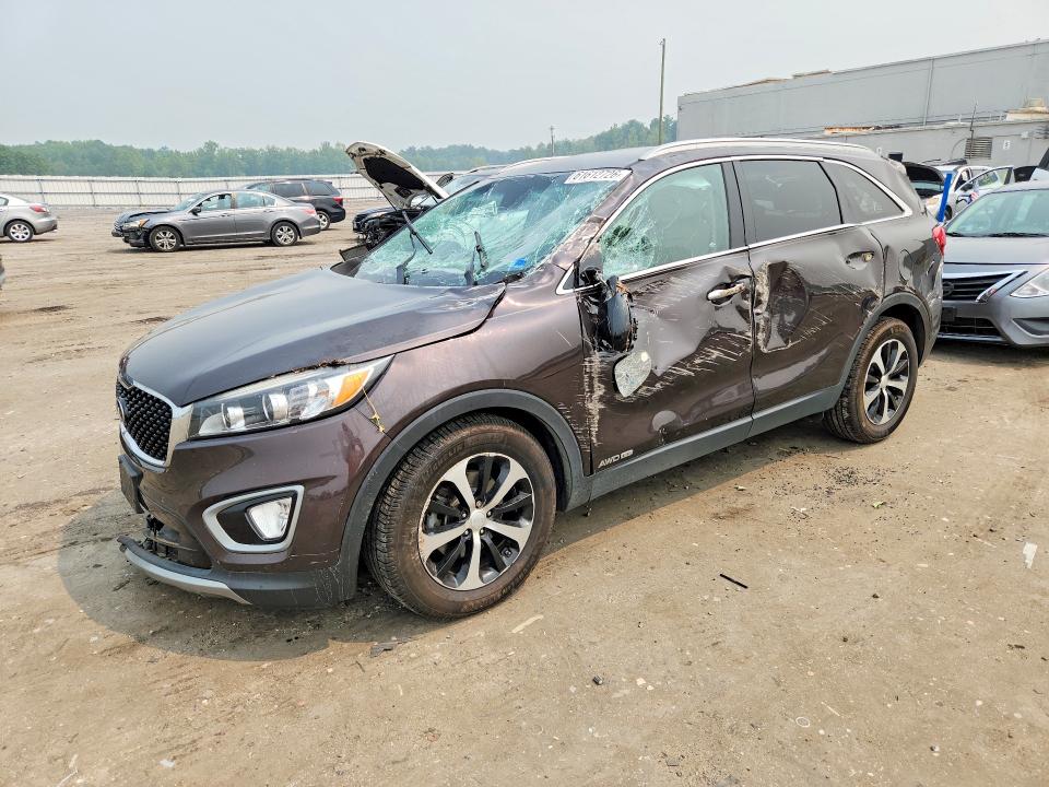 61612726 :رقم المزاد ، 5XYPHDA5XHG314754 vin ، 2017 Kia Sorento مزاد بيع