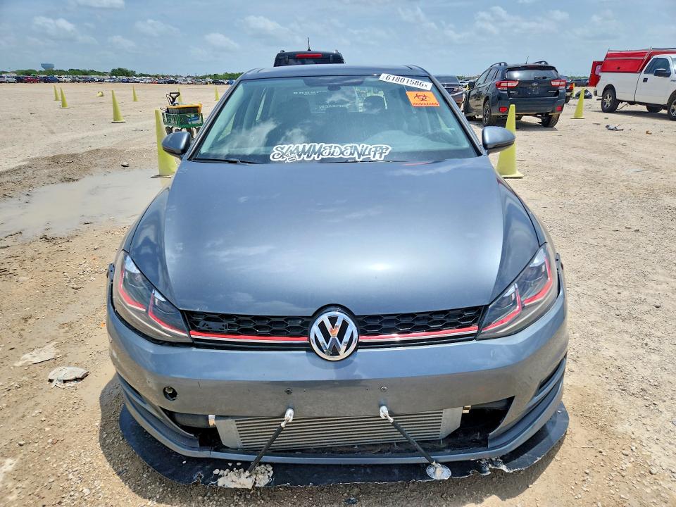2017 Volkswagen Golf მანქანა იყიდება აუქციონზე, vin: 3VW217AUXHM015658, აუქციონის ნომერი: 61801586