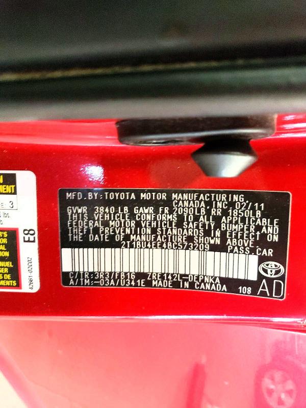 Aukcja sprzedaży 2011 Toyota Corolla, vin: 2T1BU4EE4BC573209, numer aukcji: 60376626