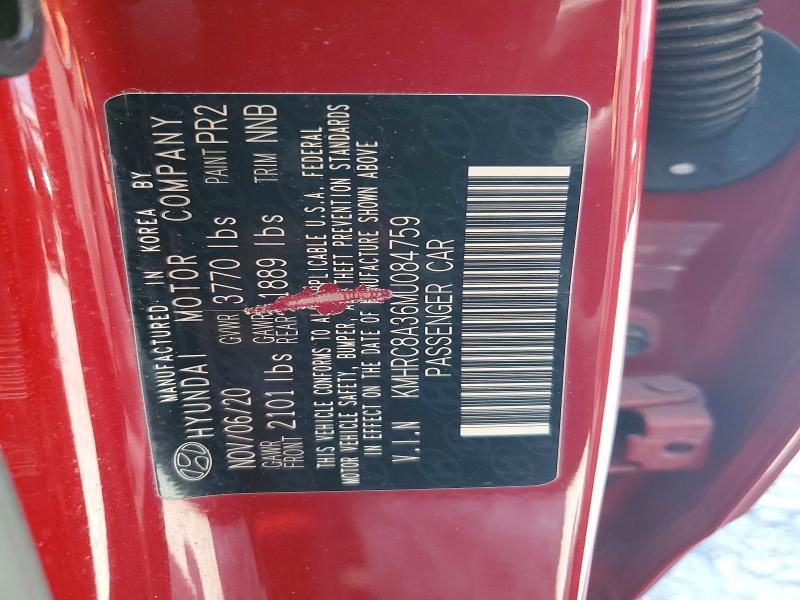 Продаж на аукціоні авто 2021 Hyundai Venue, vin: KMHRC8A36MU084759, номер лоту: 59353136