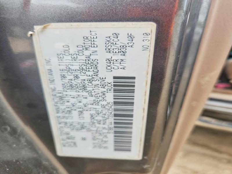 Aukcja sprzedaży 2003 Toyota Tundra, vin: 5TBBT44173S435425, numer aukcji: 59600976