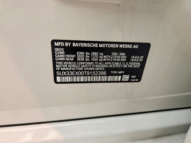 Продажа на аукционе авто 2026 Bmw X6, vin: 5UX33EX00T9152396, номер лота: 59328746