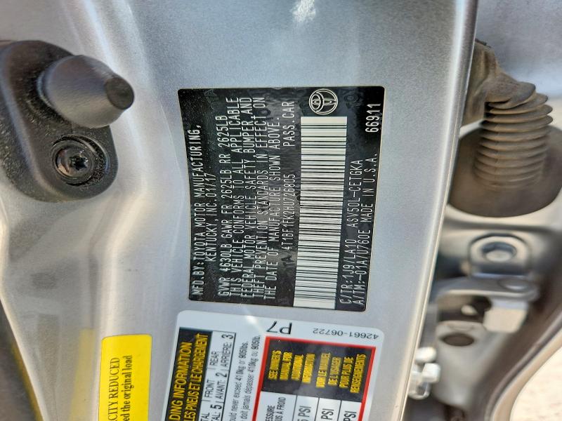 Aukcja sprzedaży 2017 Toyota Camry, vin: 4T1BF1FK2HU726805, numer aukcji: 63145696