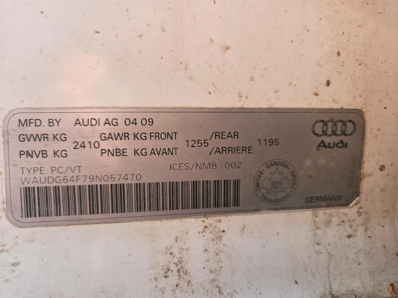 Продажа на аукционе авто 2009 Audi A6, vin: WAUDG64F79N057470, номер лота: 61047086