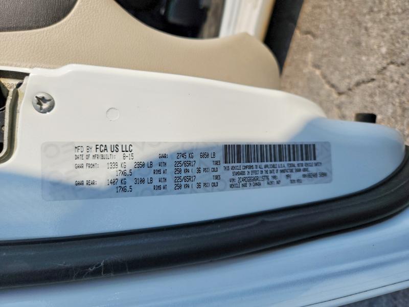Продаж на аукціоні авто 2016 Dodge Grand Caravan, vin: 2C4RDGBG0GR115776, номер лоту: 62471846