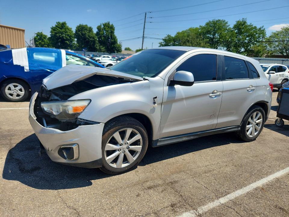 2014 Mitsubishi Outlander Sport მანქანა იყიდება აუქციონზე, vin: 4A4AR3AU9EE010610, აუქციონის ნომერი: 60786136