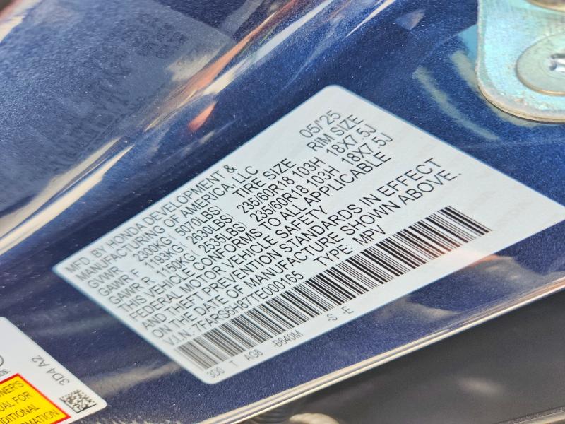 Aukcja sprzedaży 2026 Honda Cr-v, vin: 7FARS6H87TE000165, numer aukcji: 60176926
