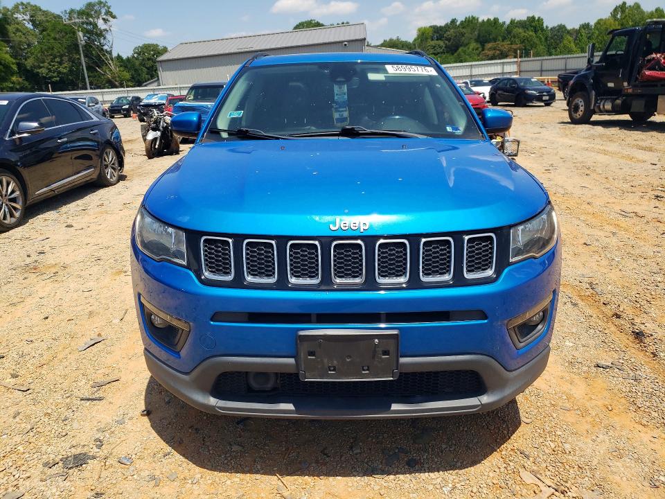 2020 Jeep Compass მანქანა იყიდება აუქციონზე, vin: 3C4NJDBB7LT251582, აუქციონის ნომერი: 58995776