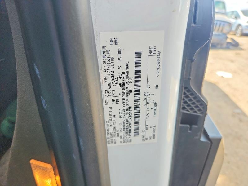 2020 Ford Transit მანქანა იყიდება აუქციონზე, vin: 1FTBR1C81LKB24678, აუქციონის ნომერი: 85967615