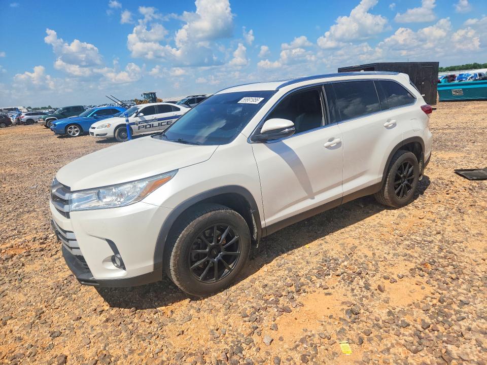 Aukcja sprzedaży 2019 Toyota Highlander, vin: 5TDJZRFHXKS569272, numer aukcji: 59991956
