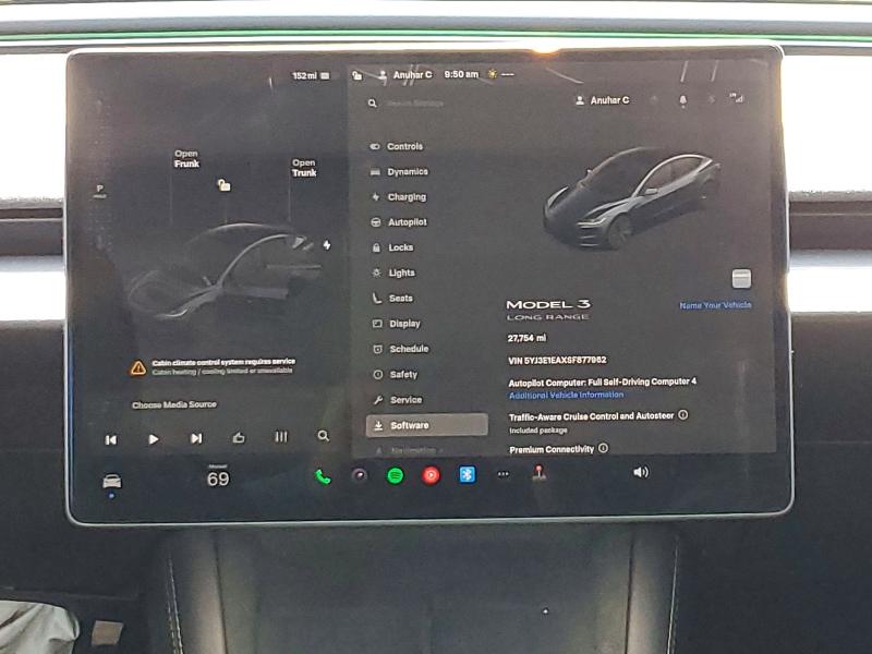 Продаж на аукціоні авто 2025 Tesla Model 3, vin: 5YJ3E1EAXSF877962, номер лоту: 61349346