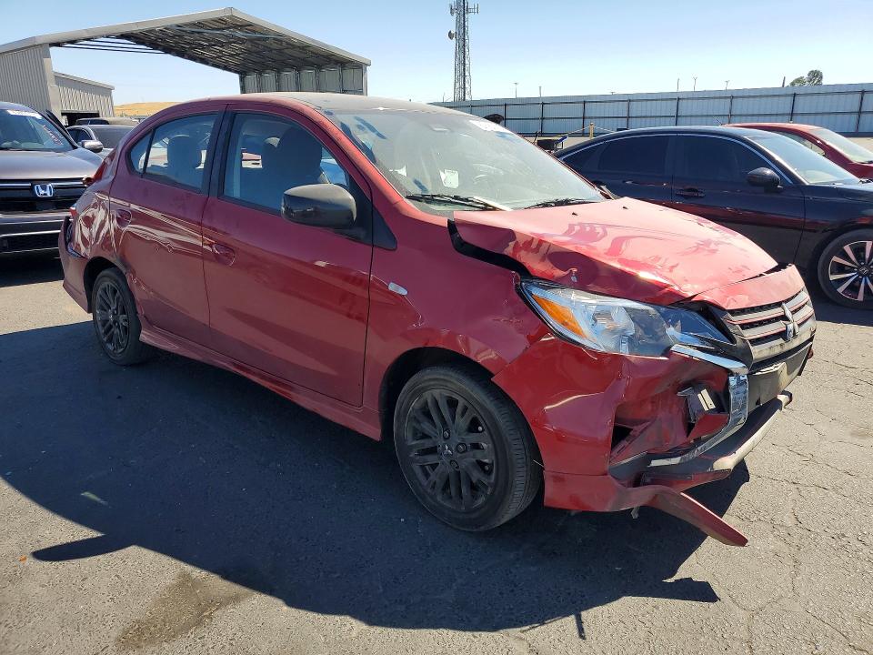 2024 Mitsubishi Mirage მანქანა იყიდება აუქციონზე, vin: ML32FUFJXRHF14263, აუქციონის ნომერი: 62862586